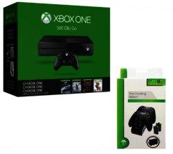 MICROSOFT Xbox One - 500 GB & Twin Docking Station